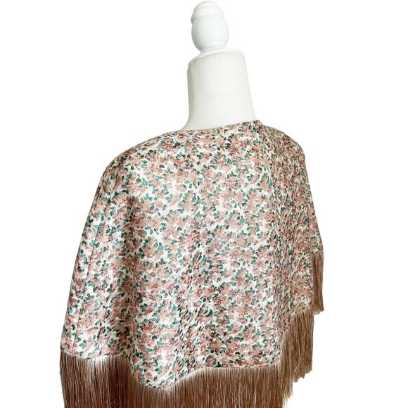 Anthropologie Fringe Capelet Large One Size NWT - Picture 6 of 9